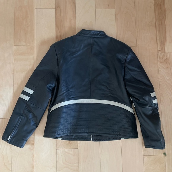 Vintage Wilsons Leather Maxima Black Cafe Racer Leather Jacket XXL- RARE - Picture 6 of 6